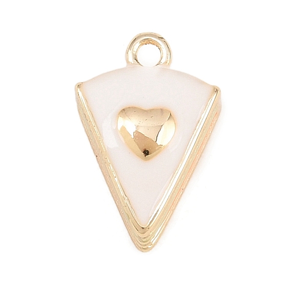 Латунные эмалевые подвески на день рождения, торт прелести, долговечный, стойки покрытие, без свинца и без кадмия