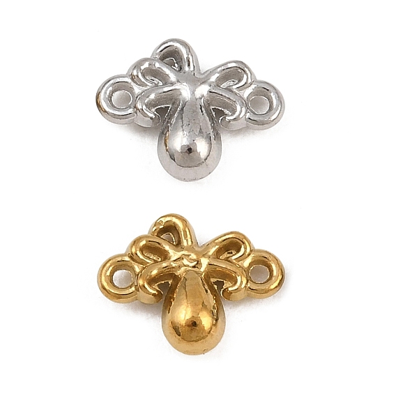 304 Stainless Steel Connector Charms, Octopus Links