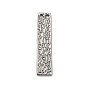 304 Stainless Steel Connector Charms, Textured Rectangle Links