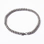 304 Stainless Steel Ball Chain Bracelets, with Lobster Claw Clasps, 190mm