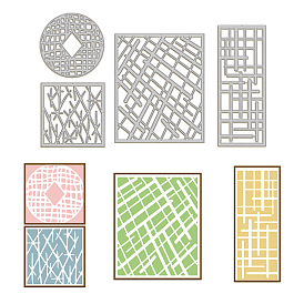 Трафареты для резки углеродистой стали с темой сетки, для diy scrapbooking, Фотоальбом, декоративная бумага для тиснения