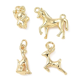 Латунные подвески, без кадмия и без свинца, реальный 18 k позолоченный, с целью перехода в кольце