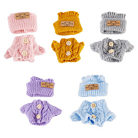 5наборы 5 цвета пряжи, наборы одежды для изготовления кукол