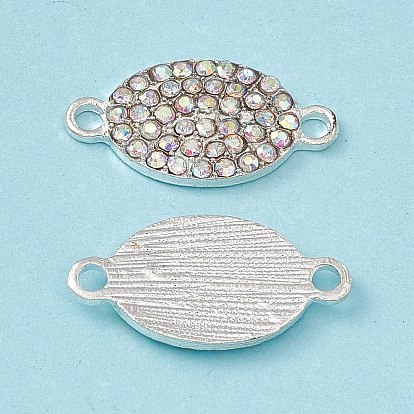 Прелести соединителя сплава, ссылки на конский глаз, со стразами