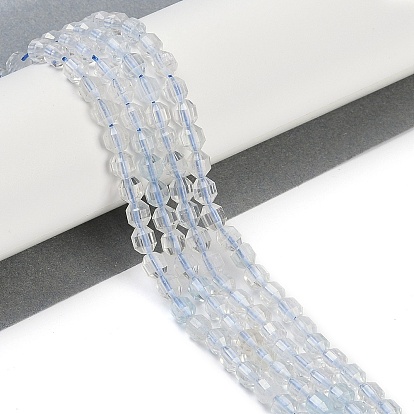 Натуральный топаз, граненые, двухконусные, точечные призмы с двойным концом