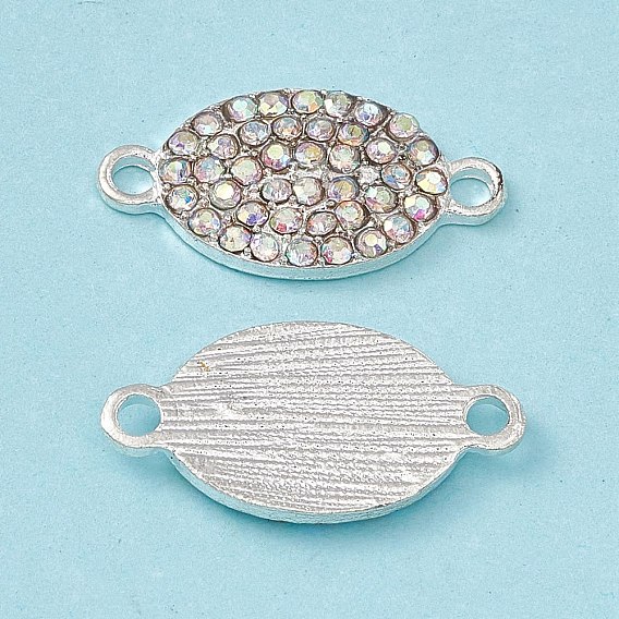 Прелести соединителя сплава, ссылки на конский глаз, со стразами