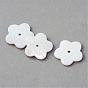 Perles de coquillage de mer naturelle, fleur