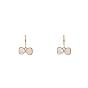 Alloy & Resin Dangle Earrings for Women, with 925 Sterling Silver Pin