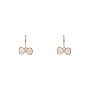 Alloy & Resin Dangle Earrings for Women, with 925 Sterling Silver Pin
