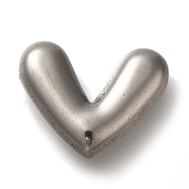 304 Stainless Steel Cabochons, Heart