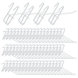 60шт. железная вешалка, настенный крючок для одежды, для шляпы шарф сумка для хранения ванной