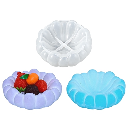 Силиконовые формы для подставки под пищевые продукты, формы для литья смолы, плоско-круглые
