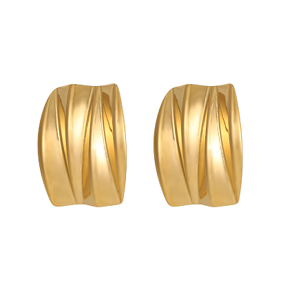 304 из нержавеющей стали серьги, ионное покрытие (ip)