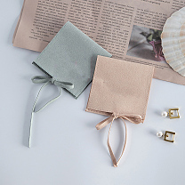 Microfiber Jewelry Storage Gift Pouches, Envelope Bags with Flap Cover, for Jewelry, Watch Packaging