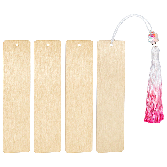 Латуни закладки, штамповка пустых тегов, прямоугольные