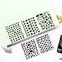 3D Black Transfer Stickers Decals, Self Adhesive, DIY Nail Tips Decorations Tip Slider Accessory