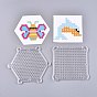15 Colors 2250pcs Round Water Fuse Beads Kits for Kids, Spray and Stick Refill Beads, Random 2pcs Pattern Paper, Keychain Making