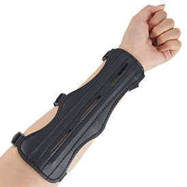 2шт. защита для руки из искусственной кожи для стрельбы из лука, защитное снаряжение