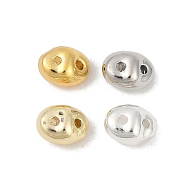 Spacer бисер латунные, овальные