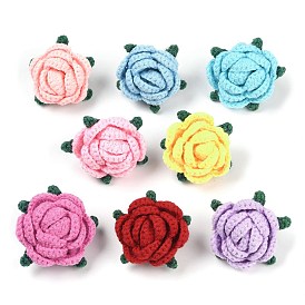 Cotton Knitting Artificial Flower, Ornament Accessories
