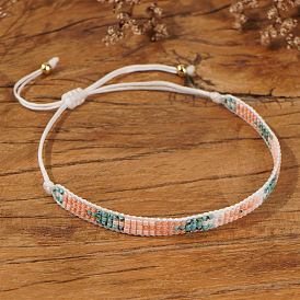 Стеклянные бусины плетеные браслеты из бисера для женщин