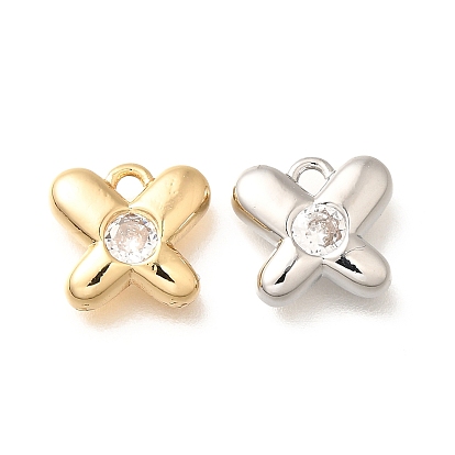 Латунные микро проложить кубического циркония прелести, без кадмия, без никеля и без свинца, бабочка