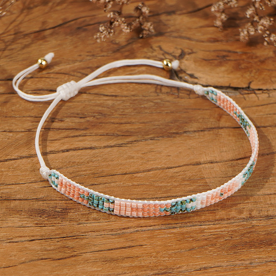 Стеклянные бусины плетеные браслеты из бисера для женщин