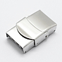 201 Stainless Steel Watch Band Clasps, Rectangle