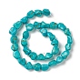 Synthetic Howlite Beads Strands, Dyed, Mixed Shapes