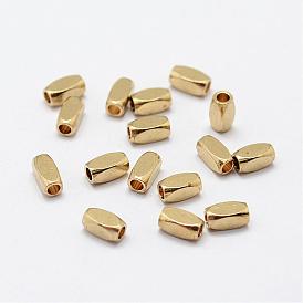 Brass Beads, Cuboid, Nickel Free