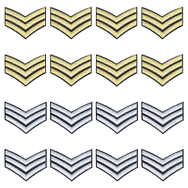 16 ПК 2 стили компьютеризированная ткань для вышивки самоклеющиеся пластыри, наклеить патч, аксессуары для костюма, аппликация