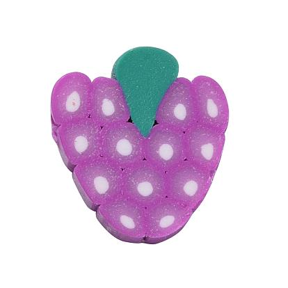 100Pcs Handmade Polymer Clay Fruit Theme Beads