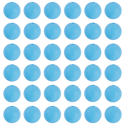 50 шт. Экологически чистые силиконовые бусины пищевого качества, фокусные бусы, круглые