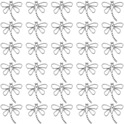 100 шт. подвески в виде стрекозы из тибетского сплава, без кадмия и без свинца