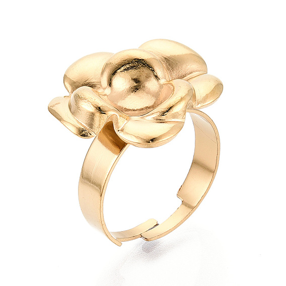 304 регулируемые кольцевые компоненты из нержавеющей стали, настройки колец для цветочных подушечек, ионное покрытие (ip)