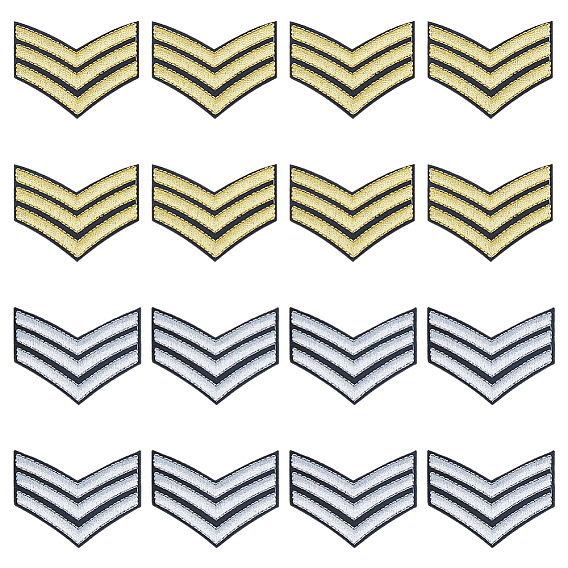 16 ПК 2 стили компьютеризированная ткань для вышивки самоклеющиеся пластыри, наклеить патч, аксессуары для костюма, аппликация