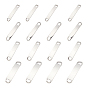 80Pcs 4 Style 201 Stainless Steel Links Connectors, Stamping Blank Tag, Rectangle Oval