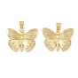 Кубические подвески из латуни с микропаве, бабочки прелести