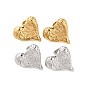 304 Stainless Steel Earrings, Heart