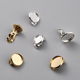 Brass Clip-on Earring Findings