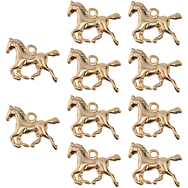 10 латунные подвески шт., лошадь