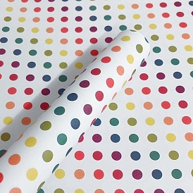 Polka Dot Pattern Gift Wrapping Paper, Rectangle, Folded Flower Bouquet Wrapping Paper Decoration