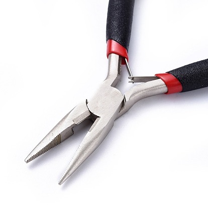 5 inch  Carbon Steel Rustless Chain Nose Pliers, Wire Cutter, Ferronickel, 130mm