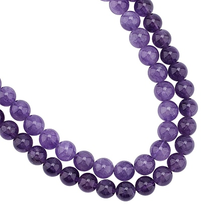 Natürlichen Amethyst Perlen Stränge, Runde