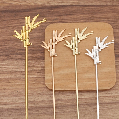 Сплавочная фурнитура для шпильки, с петлями, бамбук