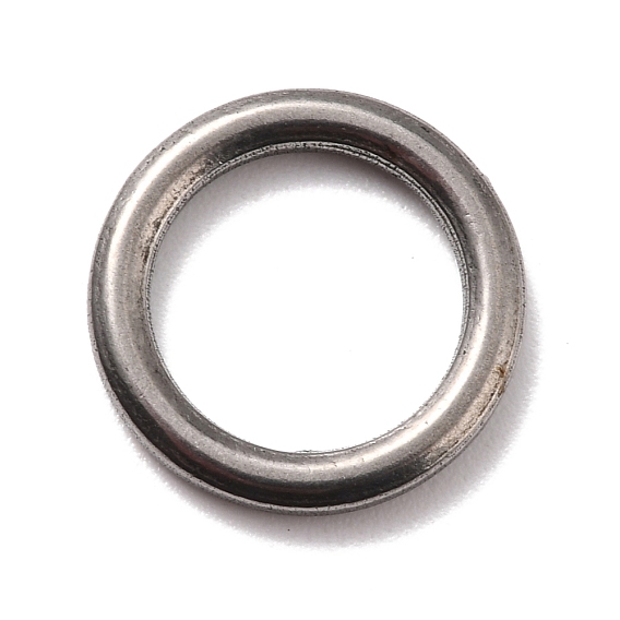 304 Stainless Steel Linking Ring Pendants, Round Ring