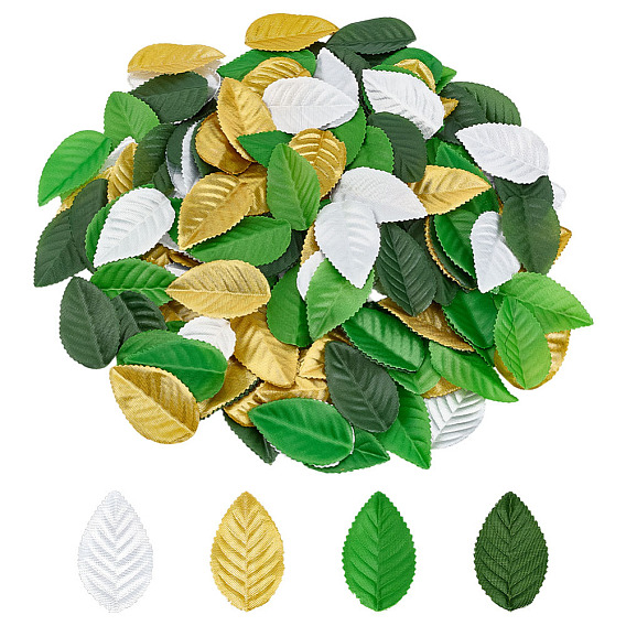 640шт 4цвета полиэстер искусственный лист, Новогоднее украшение