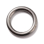 304 Stainless Steel Linking Ring Pendants, Round Ring