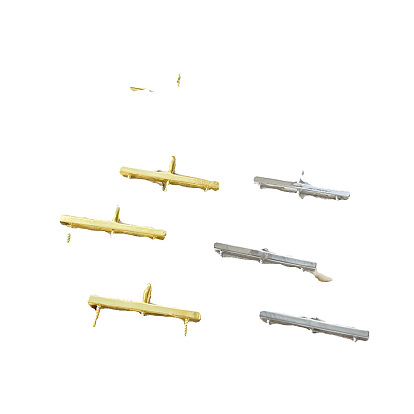 Brass Screw Eye Pin Peg Bails, For Half Drilled Beads
