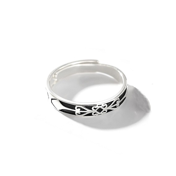 Латунные эмалированные кольца на палец для мужчин, Сердце Pattern